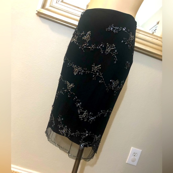 BCBG MazAzria beaded skirt Vintage - Picture 1 of 16